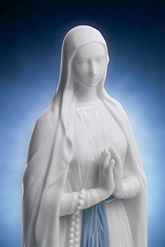 LLADRÓ Lourdes Meryem Heykelciği. Porselen Our Lady of Lourdes Figürü.