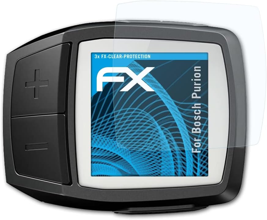 Bosch Purion Ekran Koruyucu ile Uyumlu atFoliX Ekran Koruyucu Film, Ultra Net FX Koruyucu Film (3X)