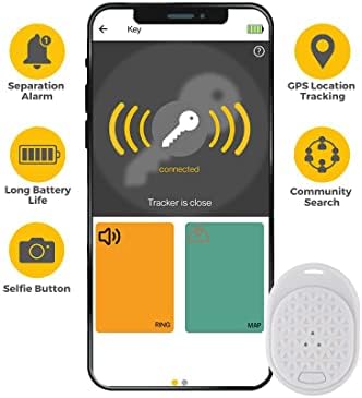 Dolphin Akıllı Takip Cihazı, Android ve iOS Uyumlu, Yaklaşık Mesafedeki Değerli Eşyaları Bulmak için GPS Takip Cihazına
