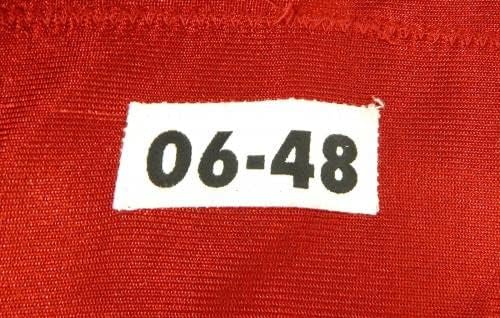 2006 San Francisco 49ers Washington 67 Oyunu Yayınlandı Kırmızı Forma 60 Yama 48 16-İmzasız NFL Oyunu Kullanılmış