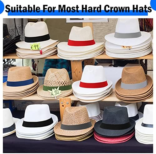 6 Adet Gerilebilir Şapka Bandı Şapka Bantları Kadınlar için kovboy şapkası Bandı Erkekler Fedora Panama Hasır Şapka