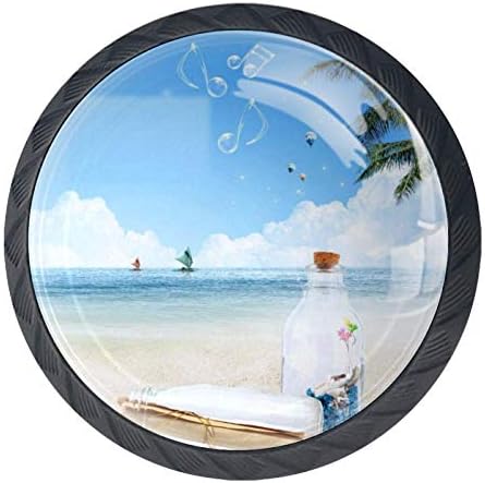 Idealıy Plaj Sahil Manzara Kapı Çekmece çekme kolu mobilya dekorasyonu için Mutfak Dolabı Tuvalet Masası