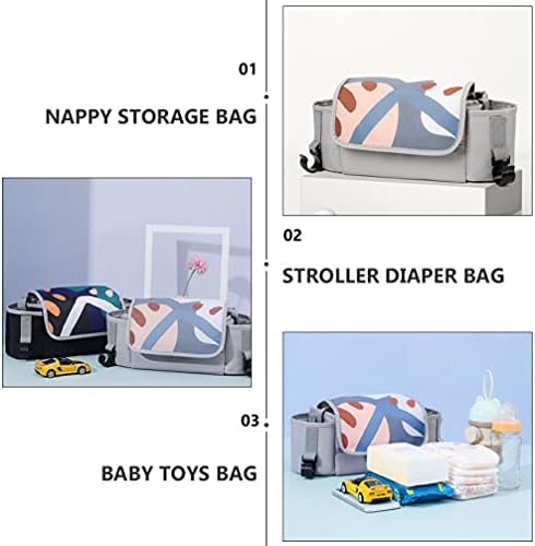 Toyvıan Oyuncak saklama çantası 1 Adet Arabası Organizatör Arabası Çantası Evrensel Büyük Bebek Arabası Organizatör