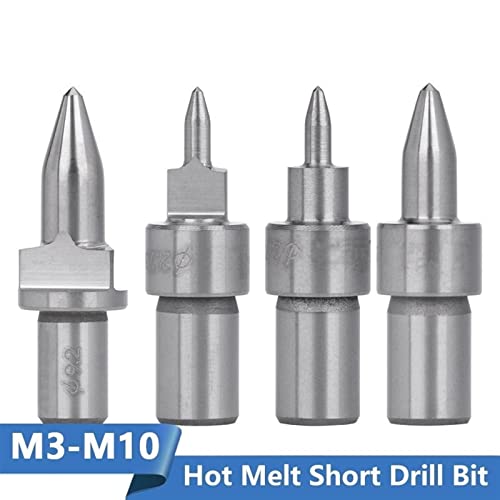 Termal Sürtünme Sıcak Eriyik Kısa Matkap Ucu Katı Karbür Delik Yapma Aracı M3 M4 M5 M6 M8 M10 Metal Delme Aracı 1