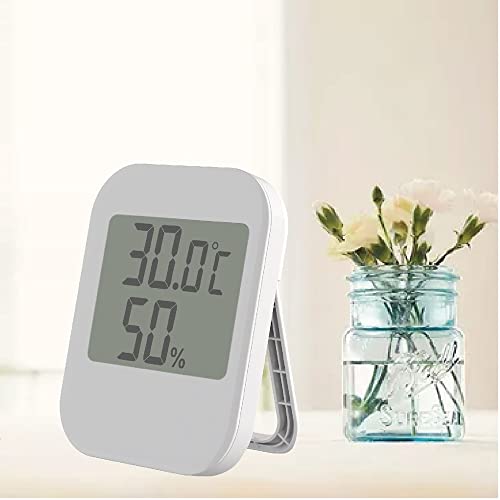GENİGW Dijital Termometre Higrometre Elektronik Oda Nem Ölçer sıcaklık Ölçüm Cihazı Ev Ofis için