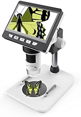 LHLLHL İşlevli Dijital LCD Masaüstü Mikroskop Taşınabilir 4.3 inç Elektronik Biyolojik Mikroskop Çift Güç Kaynağı