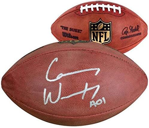 Carson Wentz İmzalı Otantik NFL Futbolu - İmzalı Futbol Topları