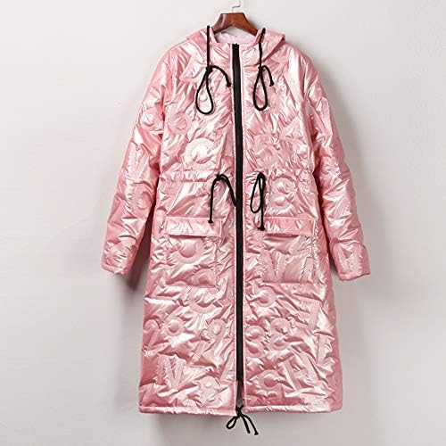 Bayan Sıcak Palto Sıcak Slim Fit Uzun Dış Giyim Artı Boyutu Cepler Ceketler Kış Açık Kırpılmış Kabanlar Tops