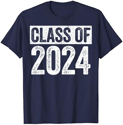 2024 T-Shirt Sınıfı Kıdemli 2024 Mezuniyet Gömlek T-Shirt
