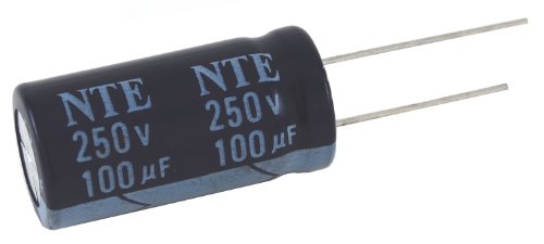 NTE Elektronik VHT220M35 Serisi VHT Alüminyum elektrolitik kondansatör, Radyal Kurşun, 105 Derece Maksimum Sıcaklık,