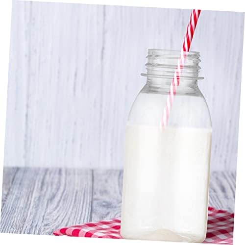 BESTonZON 3 Takım 10 Adet Süt Şişesi İnek Su Sürahi Süt Şişeleri Kapaklı Seyahat Şişesi Seyahat Kabı Çay Plastik