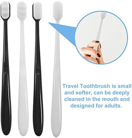 Healeved Diş Fırçası 4 adet Süper Diş Fırçaları Hassas Dişler Kıl Diş Fırçaları Seyahat Ev Daire için Çeşitli 02