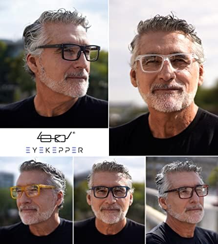 Eyekepper 5-pack Büyük Boy okuma gözlüğü Kare Büyük Çerçeve Okuyucular Erkekler ve Kadınlar için