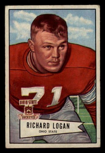 1952 Okçu 67 Richard Logan Cleveland Browns-FB (Futbol Kartı) VG Browns-FB Ohio St