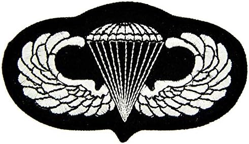 Amerika Birleşik Devletleri Ordusu Havadan A/B Paraşütçü Kanatları Yama, Demir-On Yapıştırıcı ile