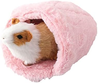 Hamster Evi Yumuşak Sincap yatak Sıcak Polar Uyku Tulumu Kış Sıcak Mat Mini Kafes Hamster Yatak Küçük Hayvan Evi