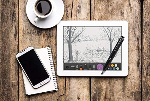 Navitech Siyah Mini İnce Nokta Dijital Aktif Stylus Kalem LG G6 Mystic White ile uyumlu