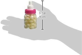 FASHİONCRAFT Beyaz Jelly Bean Şeker ile Mükemmel Düz Bebek Kız Şişe Favor