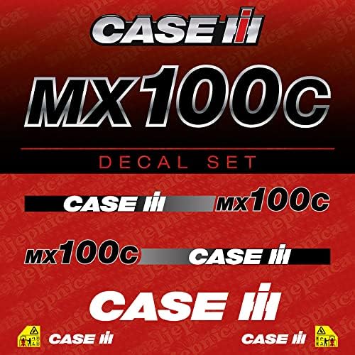 Kasa MX 100C (2000) Traktör Satış Sonrası Çıkartması / Aufkleber / Adesivo / Yedek Set