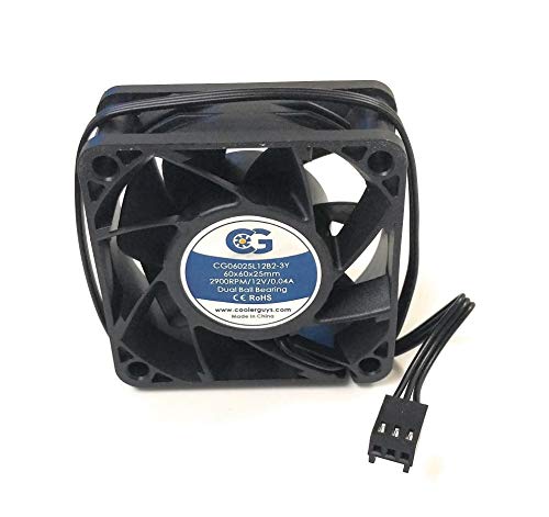 Coolerguys 60mm (60x60x25) Ultra Sessiz Çift Bilyalı Fan
