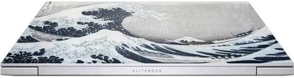 Skinit Dizüstü çıkartma kaplama ile Uyumlu HP Elitebook 840 G7-Bridgeman Sanat Büyük Dalga Kapalı Kanagawa Tasarım