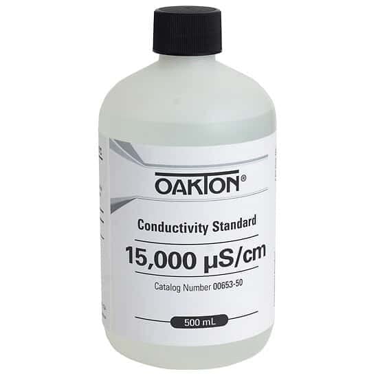Oakton AO-00653-50 Oakton İletkenlik ve TDS Standardı, 15.000 MS; 500 mL