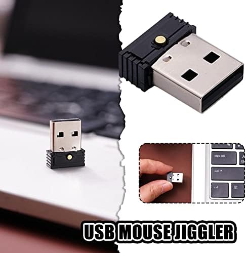 Yiexson 1 Adet USB Fare Jiggler, Saptanamayan Otomatik Bilgisayar Fare Taşıyıcı Jiggler, Bilgisayar Fare Hareketi
