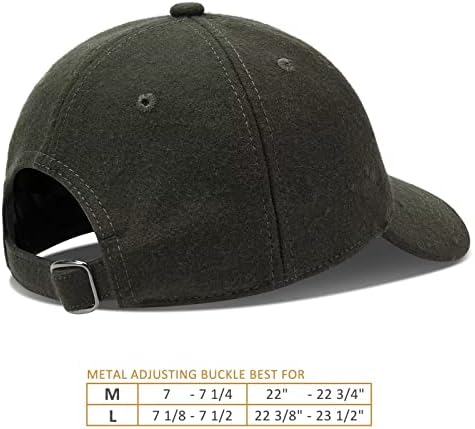 GADİEMKENSD Sıcak Yün Beyzbol Şapkaları Ayarlanabilir Boyut