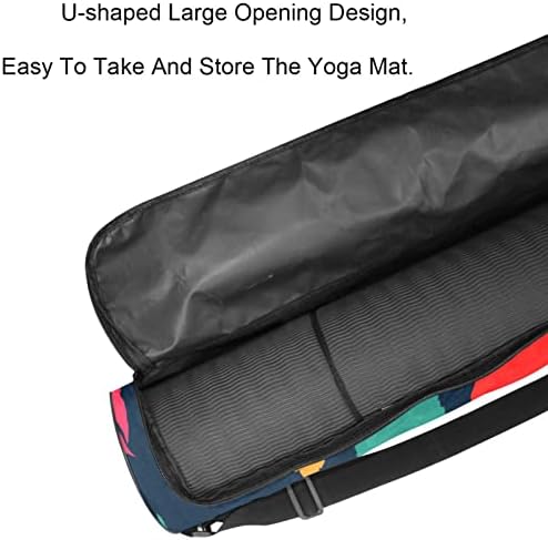 Sonbahar Sonbahar Yaprak Yoga Mat Taşıma Çantası Omuz Askısı ile Yoga Mat Çantası spor çanta Plaj Çantası