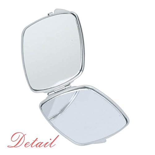 Geleneksel Amerikan Dream Catcher Hint Ayna Taşınabilir Kompakt Cep Makyaj Çift Taraflı Cam