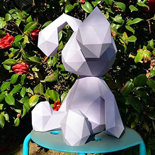 WLL-DP Tavşan El Yapımı Origami Bulmaca 3D Kağıt Heykel kendi başına yap kağıdı Model kağıt oyuncak Sanat Ev Dekorasyon