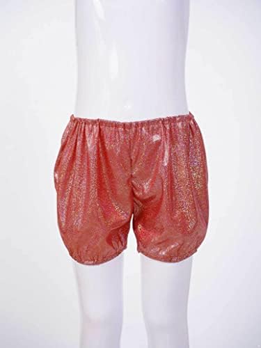 Huımıngda Kız Erkek Şort Bloomers Işıltılı Sıcak Pantolon Caz Modern Dans Sahne Gösterisi için