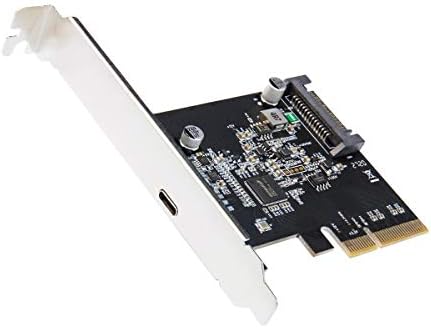 IO CREST USB 3.1 Gen 2 10 Gbps 4 Bağlantı Noktalı A Tipi PCI-e 3,0 x4 ASMedıa ASM3142 Denetleyici, SI-PEX20233