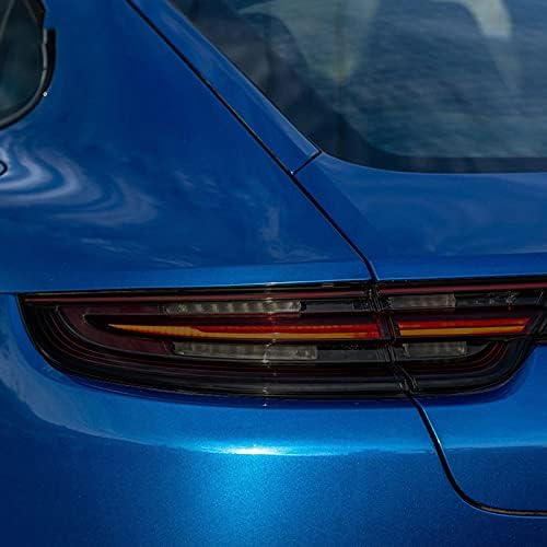 HLLebw Araba Far Tonu Siyah koruyucu film Şeffaf TPU Sticker Porsche Panamera için 971 2017 2018 2019 2020 2021+
