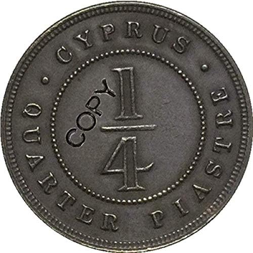 Kıbrıs 1887 Kopya Paraları Kopya Süsler Koleksiyonu Hediyeler