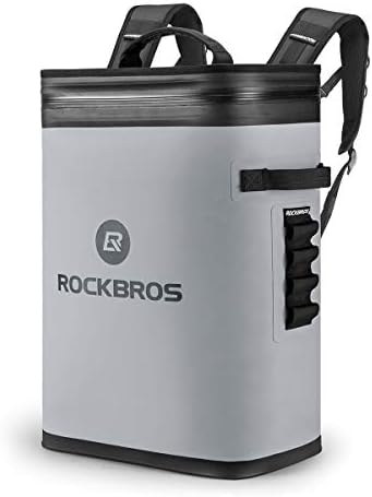 ROCKBROS soğutucu sırt çantası Sızdırmaz Yumuşak Taraflı Soğutucu Su Geçirmez Yalıtımlı soğutucu sırt çantası Çanta