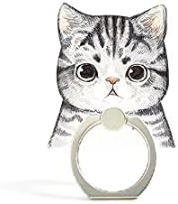 Kitty Telefon Halka Tutucu Standı Kedi Smartphone Parmak Kavrama Kickstand, 2 Adet