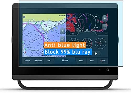 Vaxson 2-Pack Anti mavi ışık ekran Koruyucu, Garmin GPSMAP 1223 ile uyumlu 1223xsv 1243 1243xsv 12 TPU Film Koruyucular