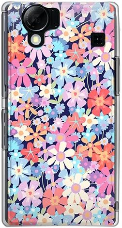 CaseMarket SoftBank AQUOS Telefon (102SH) Polikarbonat Şeffaf sert çanta [Floral-Island ]