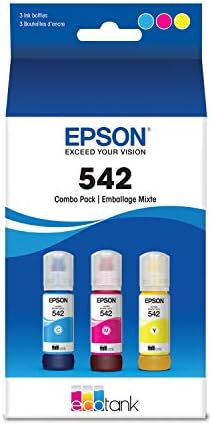 Epson EcoTank Pro ET - 5170 Kablosuz Renkli Hepsi Bir Arada Supertank Yazıcı ve EPSON T542 EcoTank Mürekkep Ultra
