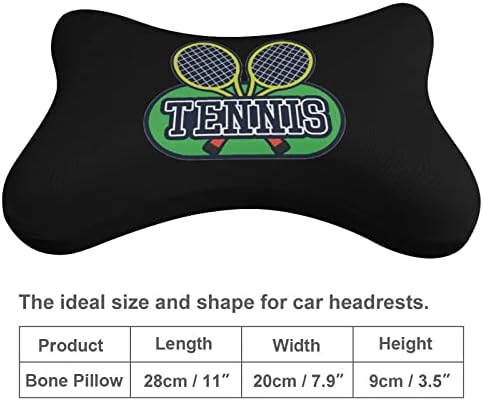 Tenisi Seviyorum 2 Adet Araba Boyun Yastıklar Nefes Otomatik Kafa istirahat yastığı Rahat Araba koltuk yastığı Tüm