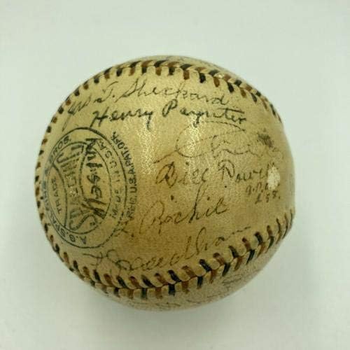 Tarihi 1913 Chicago Cubs Takımı Beyzbol 26 Sigs İmzaladı Johnny Evers JSA COA İmzalı Beyzbol Topları