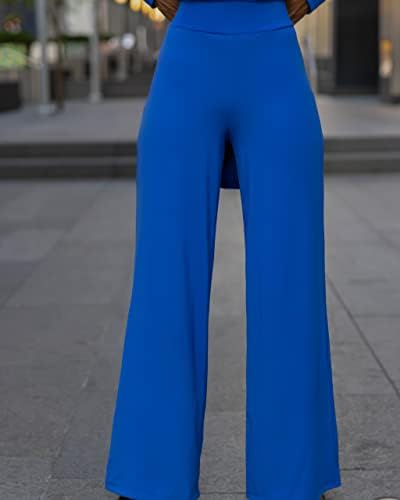 Damla Kadın Elektrikli Mavi Örgü Pantolon by @aissatatdiallo