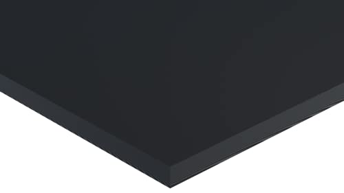Ekstrüde Asetal Kopolimer Levha, Siyah, 24 x 24 x 3/4 Kalınlığında