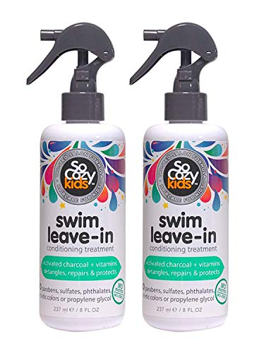 SoCozy Socozy Yüzme Spreyi Çocuklar için Kalıcı Bakım ve Saç Kremi Havuz/güneş/tuz Hasarını Korur ve Onarır 8 Ons