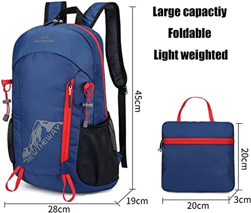 Yürüyüş Sırt Çantası katlanabilir seyahat için sırt çantası hafif Kamp Günü Paketi, Tatil omuzdan askili çanta, Daypacks