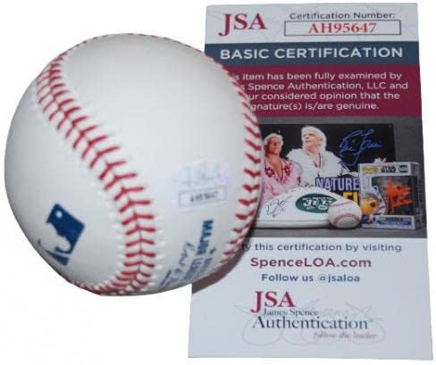KEVİN ALCANTARA imzaladı (CHİCAGO CUBS) En iyi Umudu OML beyzbol JSA COA AH95647 - İmzalı Beyzbol Topları