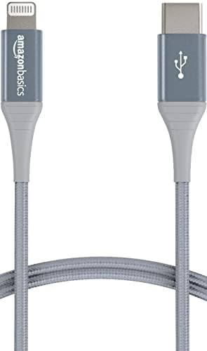 Temelleri Naylon USB-C'den Yıldırım Kablosuna, Apple iPhone için MFi Sertifikalı Şarj Kablosu 14 13 12 11 X Xs Pro,
