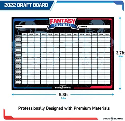 Fantezi Futbol Taslak Kurulu 2023 Kiti-488 Oyuncu Etiketli Ekstra Büyük Set-Premium Renkli Baskı