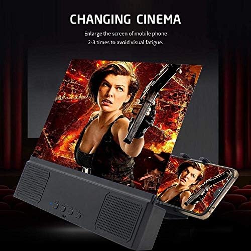 N / A 12 İnç 3D Cep Telefonu ekran büyüteci Amplifikatör Film Tembel Kol Tutucu ile Video cep telefonu Büyütücü Ekran